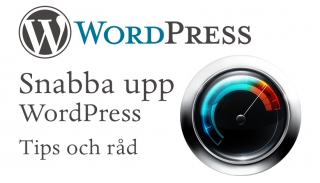 Snabba upp en wordpress hemsida